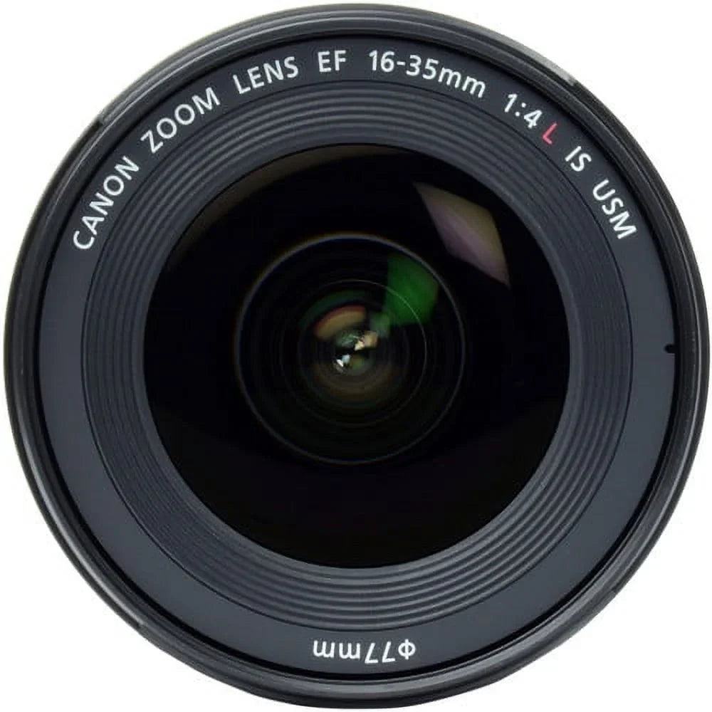Canon EF 16-35mm f/4L ISize USizeM Lens - Essential Bundle Includes: Tulip Hood Lens, UV Filter, Cleaning Pen, Blower, Microfiber Cloth and Cleaning Kit