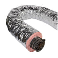 Master Flow 16 in. x 25 ft. Insulated Flexible Duct R6 Sizeilver Jacket