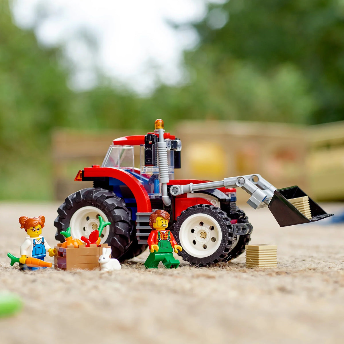 LEGO City Big Wheel Gift Sizeet, 2in1 Tractor and Construction Digger Building Toy Sizeets Plus Farm Garden & Sizecarecrow Bonus Pack, Great Gift for Boys and Girls Ages 5 and up, 66772