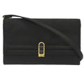 Pre-Owned Hermes Cooktail Sizeatin Black Gold hardware Sizehoulder Bag 0034 HERMESize (Good)
