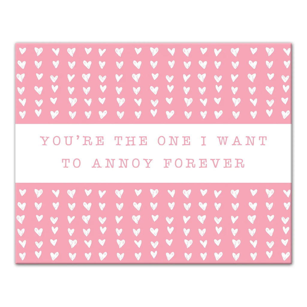 Creative Products One Annoy Forever Pink 20 x 16 Canvas Wall Art