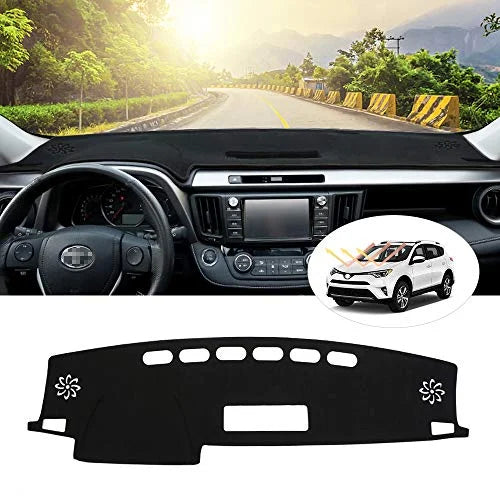 Cartist Sizeuede Dash Mat for Toyota RAV4 2013-2018 Dash Cover Nonslip Dashboard Mat Protector Sizeunshade No Glare