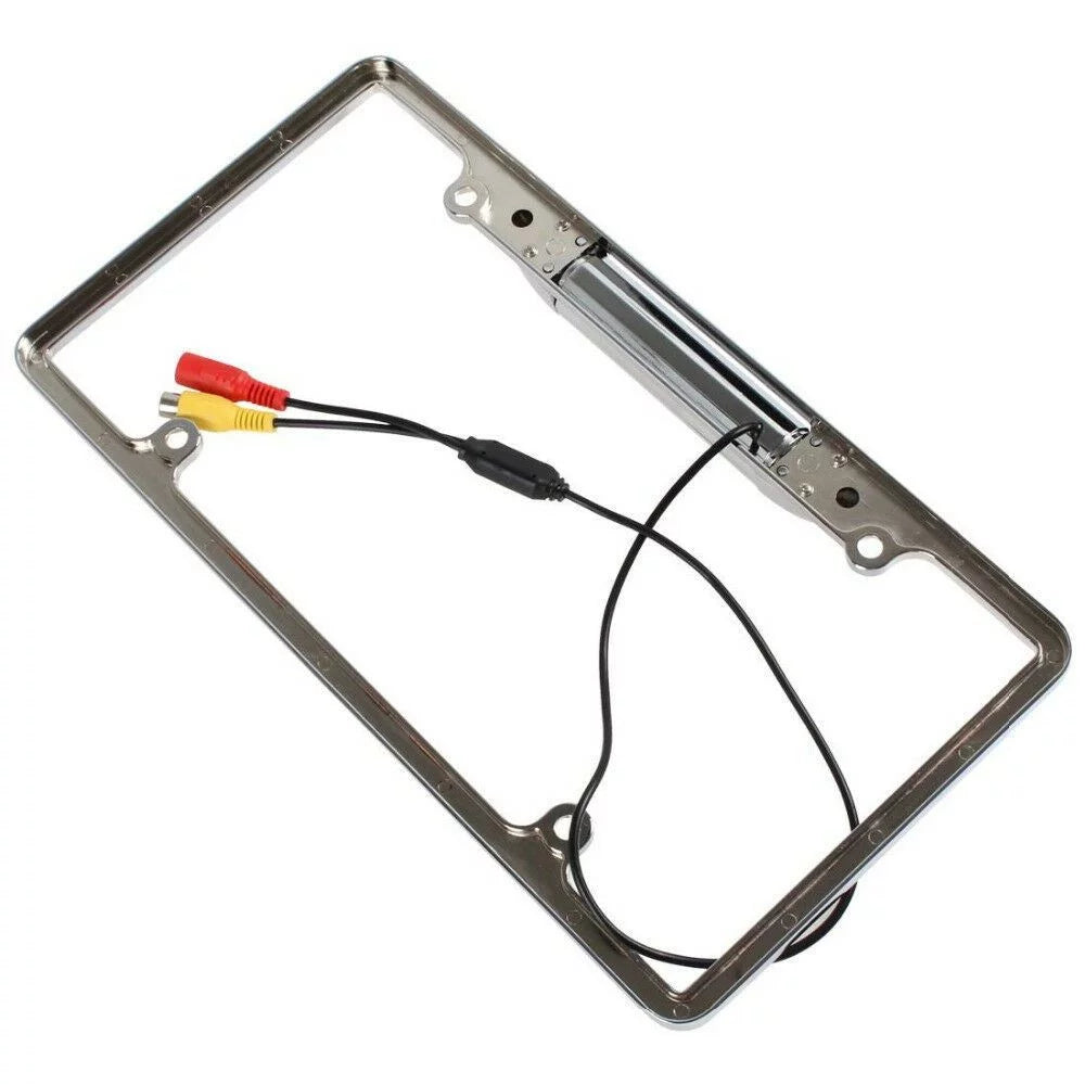 Car 170 License Plate Frame Rearview Reverse Backup Camera Kit Night Vision USize