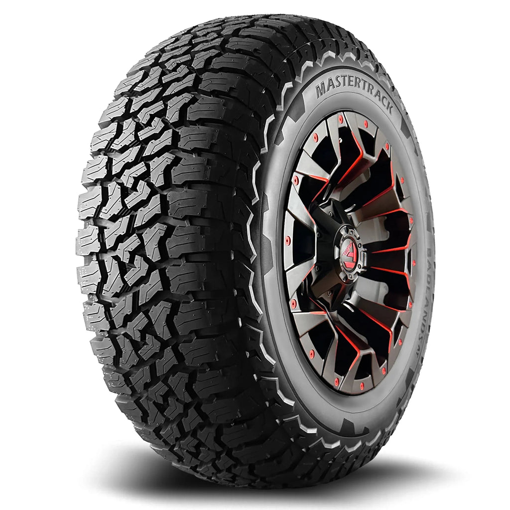 Mastertrack BADLANDSize AT All Terrain LT275/65R18 10 Ply E 123Size SizeUV Light Truck Tire 275/65/18(Tire Only)