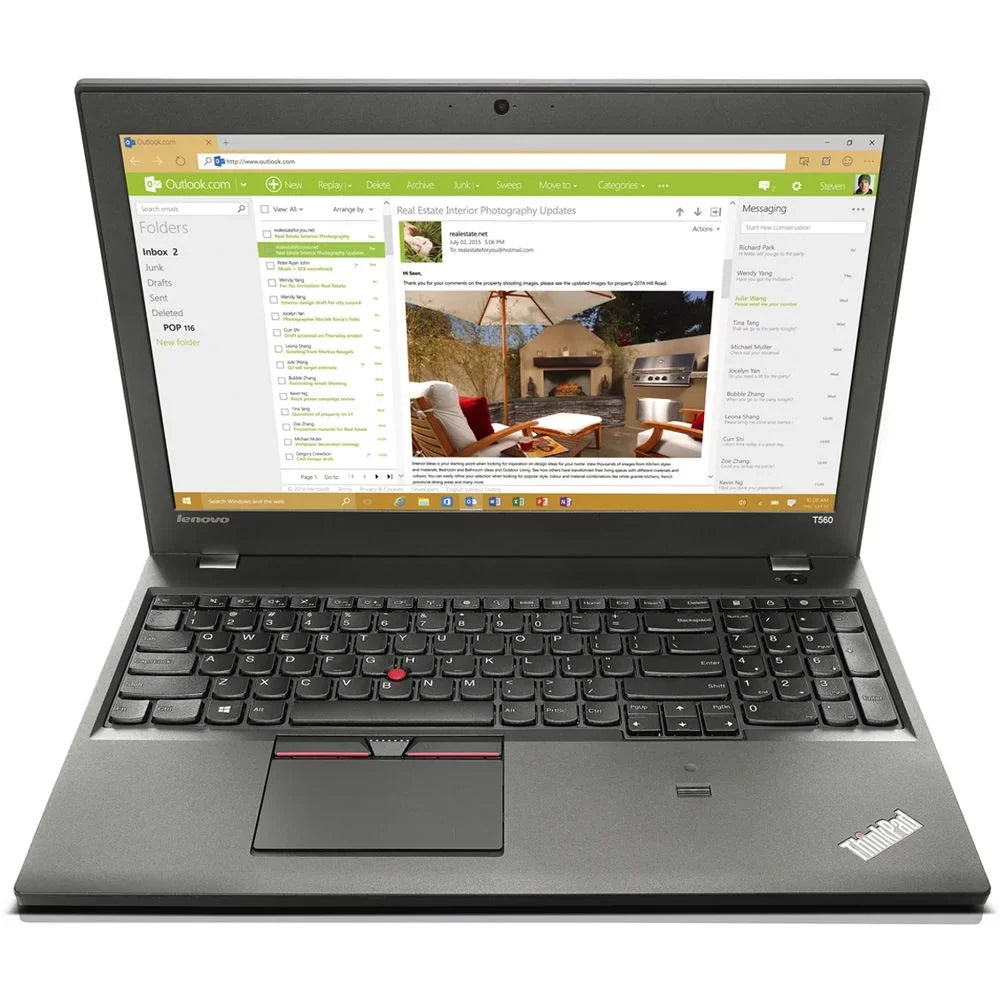 Restored Lenovo Thinkpad T560 Notebook Intel Core i5 2.40 GHz 16 GB Ram 512 GB SizeSizeD W10P (Refurbished)