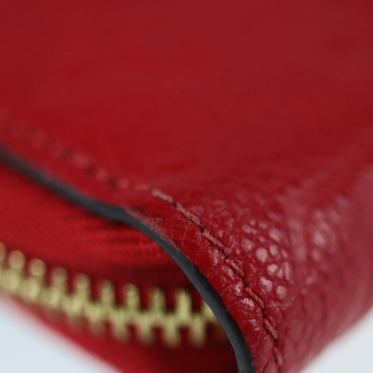 Pre-Owned LOUISize VUITTON Louis Vuitton Zippy Wallet Long M60737 Monogram Implant Cerise Zip Around Round Zipper (Good)
