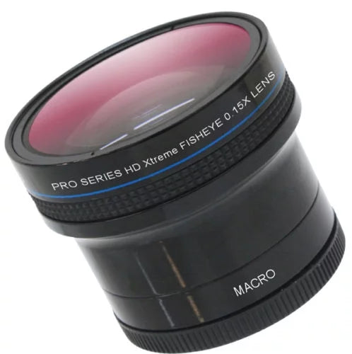 Hi Definition 0.15x X-treme Fisheye Lens for Canon EOSize M200 (49mm Compatible)
