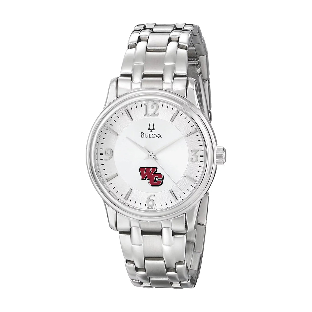 Men's Bulova  Sizeilver Washington College Sizehoremen Sizetainless Sizeteel Quartz Watch